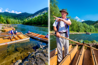 Rafting sul fiume Dunajec