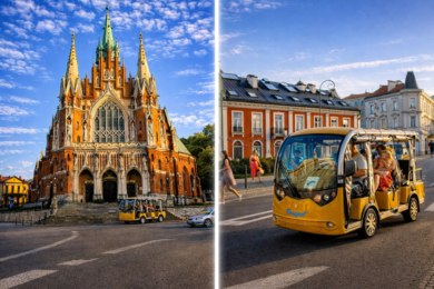 Cracovia - tour con la macchina elettrica