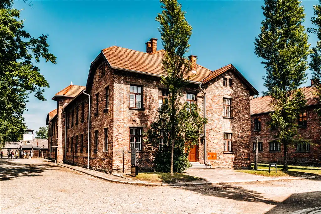 Auschwitz I building Auschwitz building after Conservation