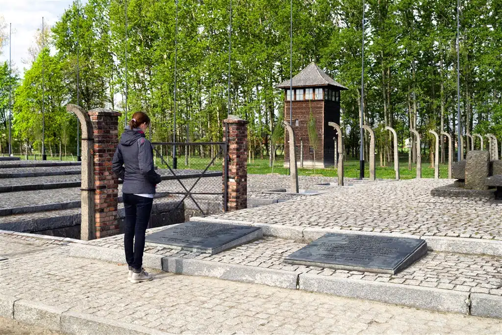 Monument in Auschwitz International Monument to the Victims of Nazi