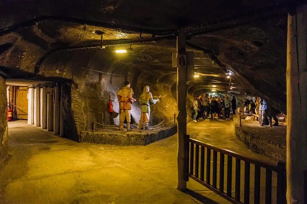 Tourist route in Salt Mines