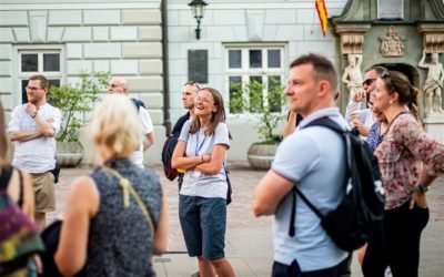 guide at Krakow walking tour